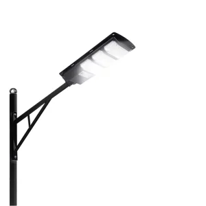 Commercial Outdoor Solar Street Lights with Motion Sensor IP65 Stainless Steel 6000K Daylight 3-Year Warranty