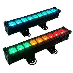 Commercial Outdoor Waterproof 9x18W Rechargeable Battery Wireless LED Wall Washer DMX512 Stage Wash Light for Large Performance