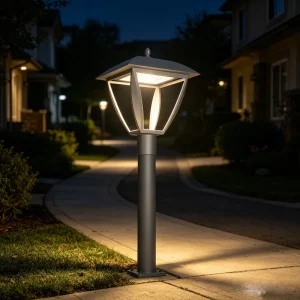 Commercial Plaza LED Garden Light High Brightness Outdoor Post Top Lantern