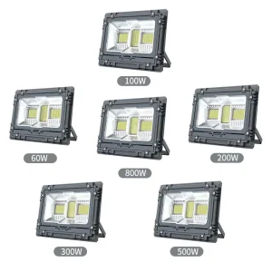 Commercial RGB Solar Flood Light 500w for Church Events & Hotel Landscape Lighting High Power Color Lamp