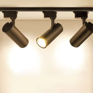 Commercial Rail Lighting System Shops 30w High Lumen Black Linear Led Track Light