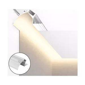 Commercial Recessed Cove LED Aluminum Profile Trimless Ceiling Linear Lighting Channel for COB LED Strip