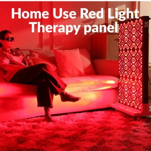 Commercial Red Light Therapy Light Stand Redlight Panel Sauna Near Infrared Panel Motorized Light Therapy Panel Black