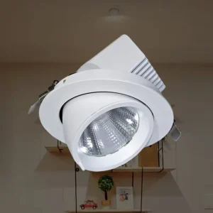Commercial Retractable Eyeball Gimble Downlight Recessed Spotlight for Shopping Window Gallery Villa Ambient Lighting