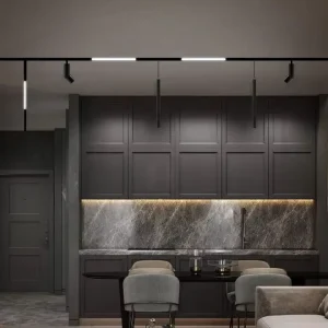 Commercial Smart Track Magnet Lighting System 220V Surface Recessed Rail Linear Spot Lamp Tuya COB LED Magnetic Track Light