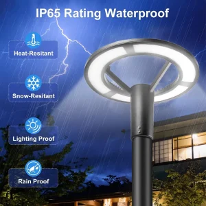 Commercial Solar Aluminum IP65 LED Garden Lights Outdoor for Yard and Garden Lighting