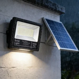 Commercial Solar Flood Light 1000W Outdoor IP65 Aluminum Waterproof LED with Bracket for Factory Area