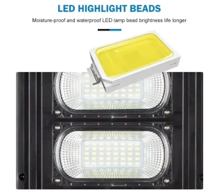 Commercial Solar LED Street Light All In One IP65 Waterproof Motion Sensor Outdoor Garden Road Lighting 50W 300W