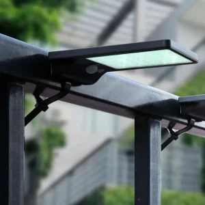 Commercial Solar Outside Security Lights with Motion Sensor IP65 Waterproof Panel PIR LED Floodlight Outdoor