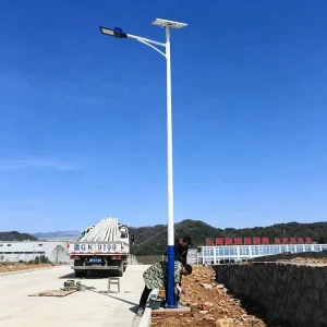 Commercial Solar Street Lamp IP65 Factory Municipal Engineering Road Lighting Lamps New Rural 6 Meter LED Street Light