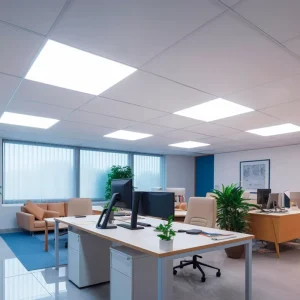 Commercial Square Back Lit LED Panel Light 40W 600x600mm IP44 3 Year Warranty Remote Control