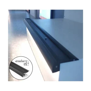 Commercial Stair Lighting Aluminum LED Channel Profile Anti Slip Step Edge Light for Hotel Cinema Outdoor Staircase