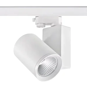 Commercial Supplier White 220V Rail Spot Light COB Adjustable Lighting Focus 355° 10W Ceiling Track Light