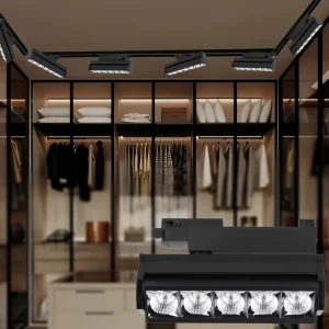 Commercial Track Light 3000k 4000K 6000K Adjustable LED Linear Track Light for Shop
