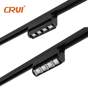 Commercial Track Light Black White 10W Linear Track Light for Clothing Shop