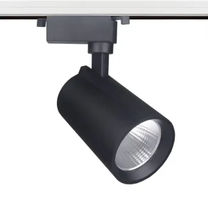Commercial Track Light Retail Store Shop Indoor Supermarket Lighting Focus Aluminum COB 10W 20W 30W 40W Zoom LED Track Spotlight