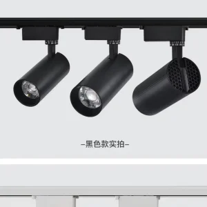 Commercial Track Spotlights Surface mounted 30W 40W 50W Anti Glare Track Lights for Live Streaming Rooms and Clothing Stores