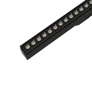 Commercial Twin Tube LED Linear Light 120° Rotatable Angle UGR 19 IP20 Aluminum Track Lighting for Exhibition Booth Shop