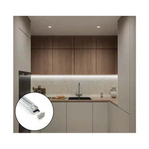 Commercial U Shape LED Aluminum Profile with Lens for Linear Task Lighting Under Cabinet Accent Lighting Fixture