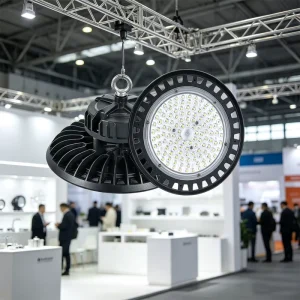 Commercial UFO LED High Bay Lighting Fixture High Lumen Industrial Lamp for Factory Warehouse and Production Area