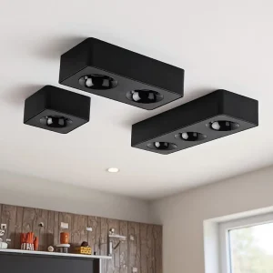 Commercial Ultra-Thin Aluminum+PC LED Spotlights Black White Hole-Free Ceiling Display Cabinet Surface Mounted Modern Home