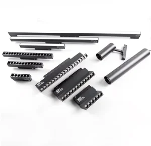 Commercial Zoomable Track Magnetic Track Lights for Hotel Luxury Aluminum Linear Track Rail Lighting System