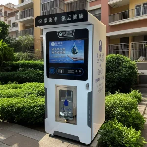 Community Direct Drinking Water Station Automatic Water Vending Machine Rural Commercial Water Purifier UV Sanitization 4G LTE