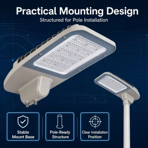 Community Road AC 100 277V Ip66 Outdoor Waterproof StreetLight Die cast Aluminum 100w 150w 200w 300w Led Street Light