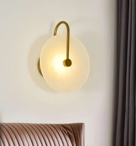 Contemporary Acrylic Wall Light Collection White Gold Black White Black 28 x 22 mm for Bedrooms