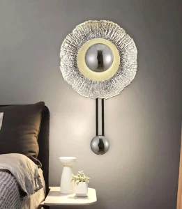 Contemporary Acrylic Wall Light Collection White Gold White Gold 55 x 33 mm for Bedrooms Corridors