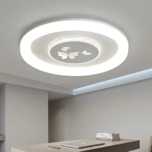 Contemporary Ceiling Lamp Brilliant Crystalline Center High Brightness No Flicker Smart Home Decor Essential Item