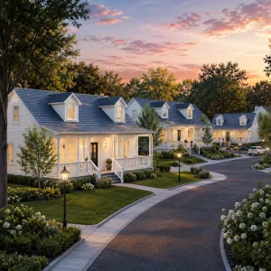 Contemporary Charming Farmhouse Style Cottage Home Cozy Family Retreat with Durable Light Steel Frame & Customizable Floor Plans