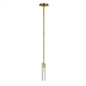 Contemporary Gold Luxury Single Indoor Gold Brass Pendant Light