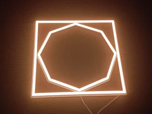 Contemporary Indoor LED Frame Lighting Dimmable Versatile for Window Door Advertising Decoration