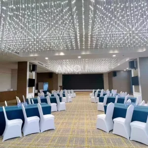 Contemporary LED Hanging Light Fixture for Hotel Lobby Decoration