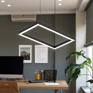 Contemporary LED Linear Light Minimalist Style Bedroom Home Office Table Lamp Touch Control Middle Long White Warranty