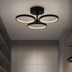 Contemporary Minimalist Aluminum Living Room Bedroom Kitchen Indoor Light Decoration Round Modern LED Ceiling Lamp Fixtures
