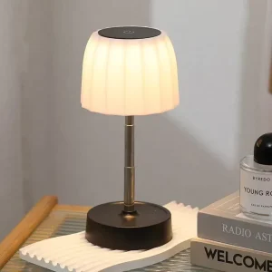 Cordless LED Table Lamp Touch Dimmable USB Rechargeable Modern Bedside Desk Night Light for Bedroom Living Room Hotel Restaurant
