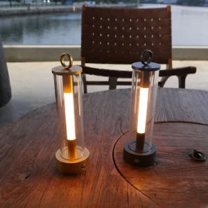 Cordless Modern Design Built In Battery Touch Control Table Lamp Outdoor Camping Small Night Light Decorative Dinner