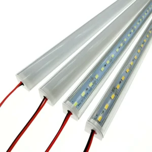 Corner Aluminum LED Profile with Diffuser for LED Strip Light Flush Mount 90 Degree Angle Mount Channel