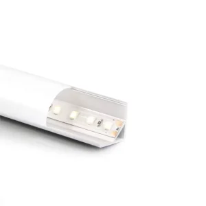 Corner LED Strip Light 6000 Series V Shape Low Profile Aluminum Alloy for Wall Ceiling Decorations with Bending Welding Services