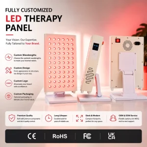 Cost Optimized Standing Red & NIR Light Panel with Touchscreen Control US Plug Compatible OEM ODM Supported Bulk Supply for B2B