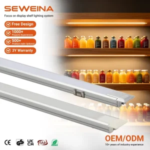 Costworthy Plastic High Ra Color Render LED Cabinet Lights for Mall Display Shelf Kitchen Storage Interiors