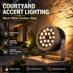 Courtyard Accent Light 36W Single Color 60W RGB LED Flood Lamp for Building Facade Pillar Architectural Column Lighting G160