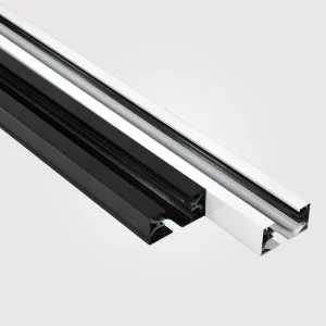 Creative Aluminum White 2 Wires LED Track Rail Lighting Track System for Ceiling Spot Light