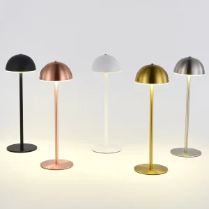 Creative Atmosphere Lamp Simple Touch Night Light for Dining and Living Room Small Table with Iron Body Metal Shade