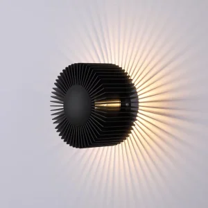 Creative Decorative Round Wall Lamp for Bedroom Bedside Background Aisle Modern Aluminum Sconce LED Wall Light