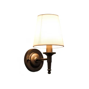 Creative LED European Iron Fabric Lampshade E14 Wall Lamp High CRI 95 for Bedroom Bedside Indoor Living Room Corridor Staircase