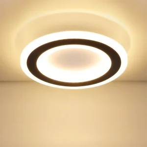 Creative Nordic Surface Mounted Ceiling Lamp Simple Modern Acrylic Round LED for Living Room Bedroom Balcony
