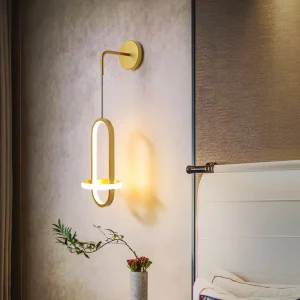 Creative Personality Led Wall Sconce Bedroom Bedside Decor Antique Wall Light Iron Creative Indoor Bedside Wall Lamp